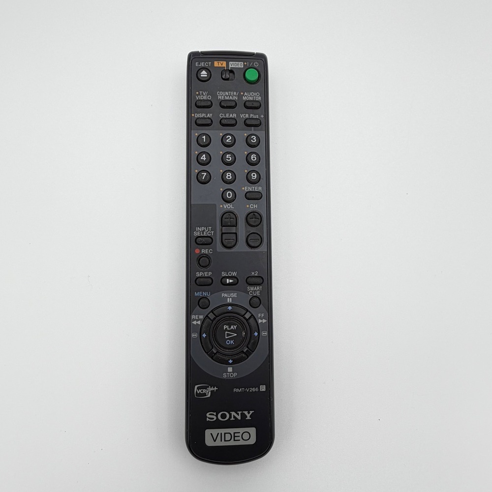 Sony RMT-V266 OEM VCR Plus+ Remote Control For Sony VCR TV Video Tested
